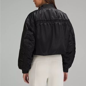 LULULEMON INSULATED RUCHED BOMBER JACKET - NWOT - SIZE 12
